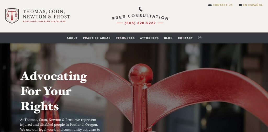 Thomas, Coon, Newton & Frost's Homepage