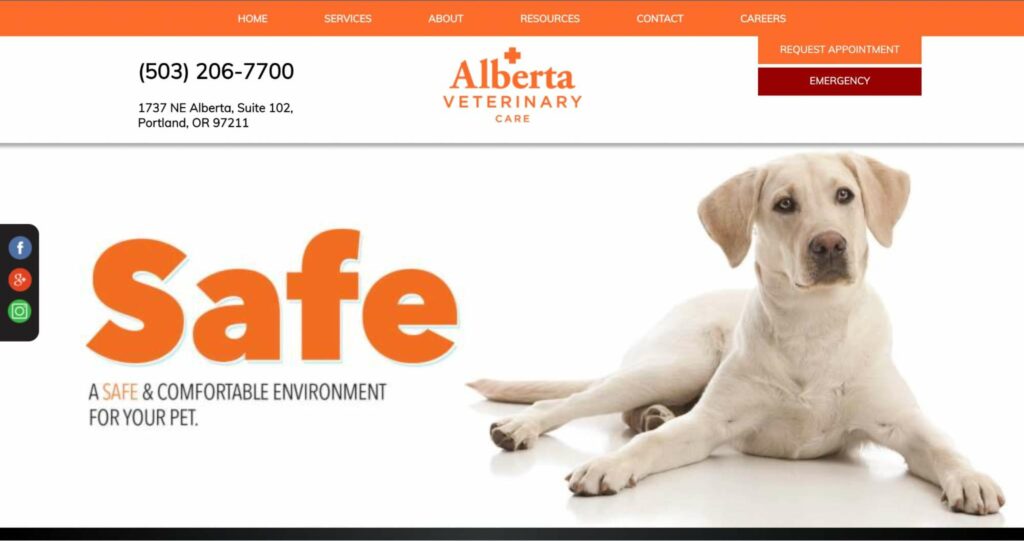 Alberta Veterinary Care Homepage