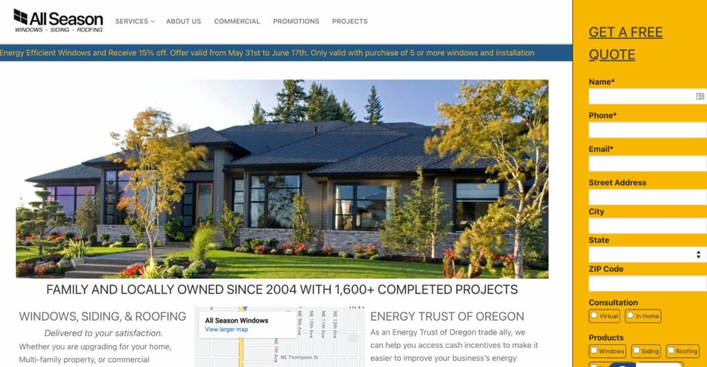All Season Windows Homepage