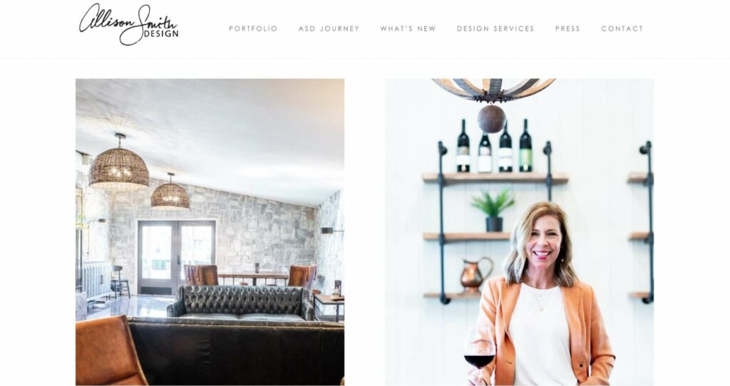 Allison Smith Design Homepage