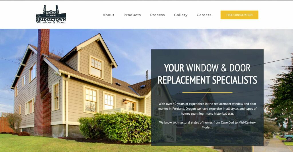Bridgetown Window & Door, Inc. Homepage