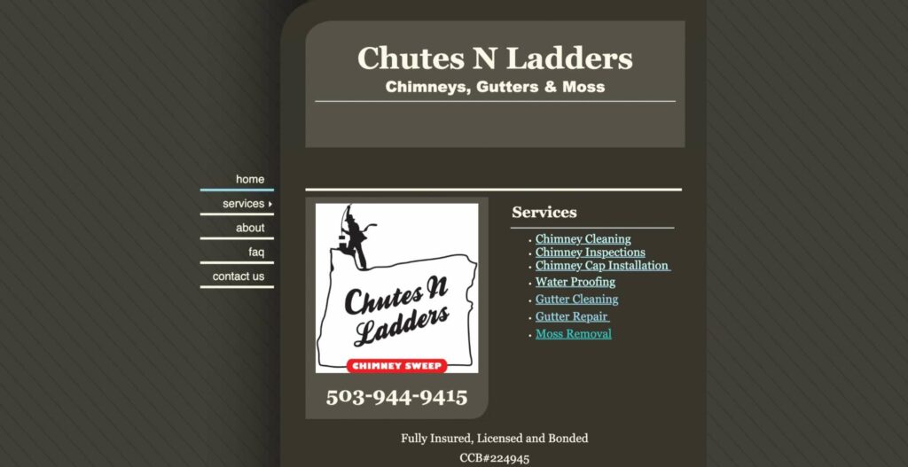 Chutes N' Ladders Homepage