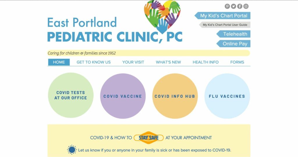 East Portland Pediatric Clinic PC Homepage