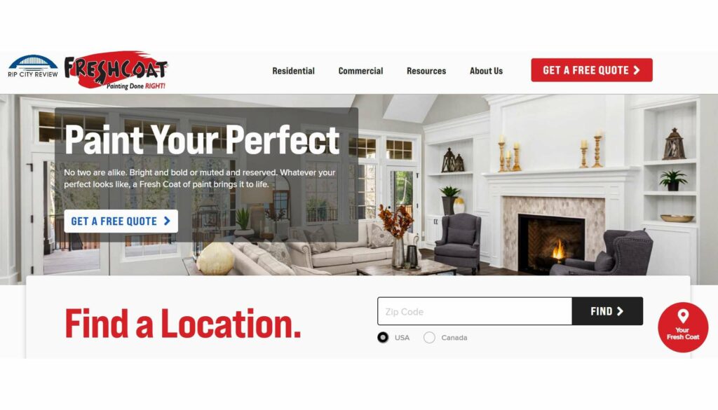 Fresh Coat Painters Homepage