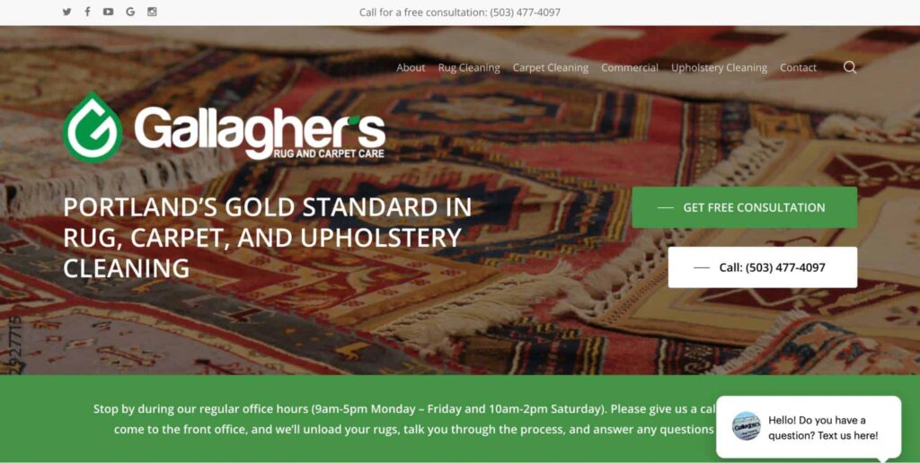 Gallagher's Rug and Carpet Care Homepage