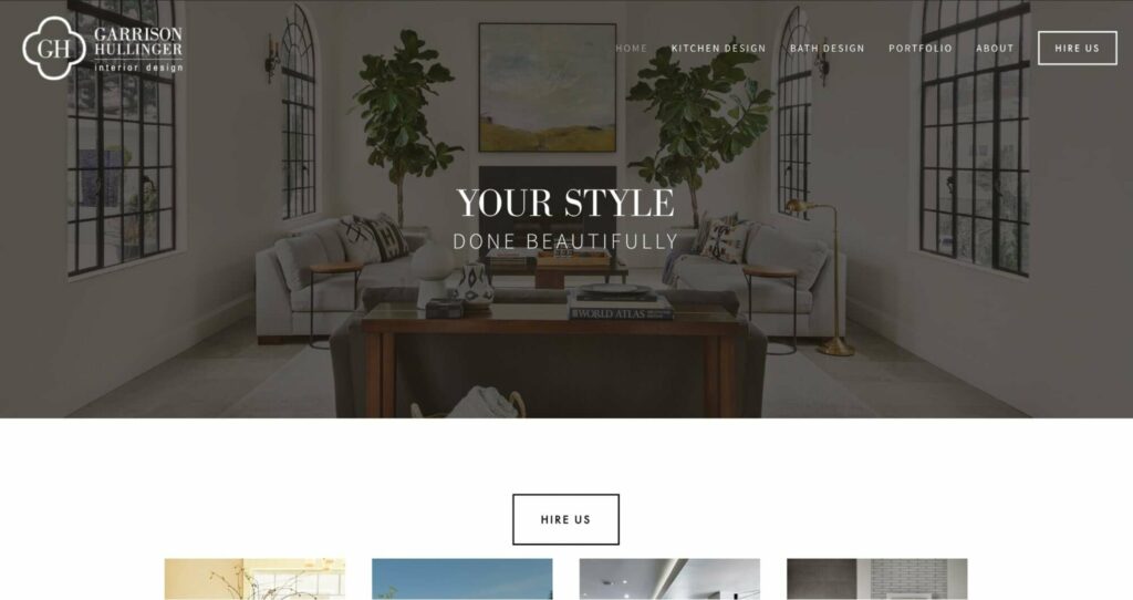 Garrison Hullinger Interior Design Homepage
