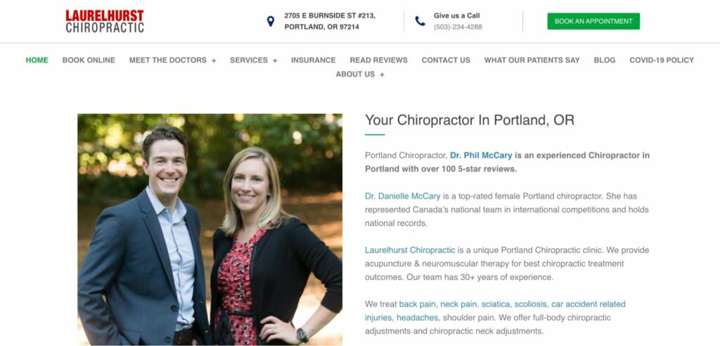 Laurelhurst Chiropractic Homepage