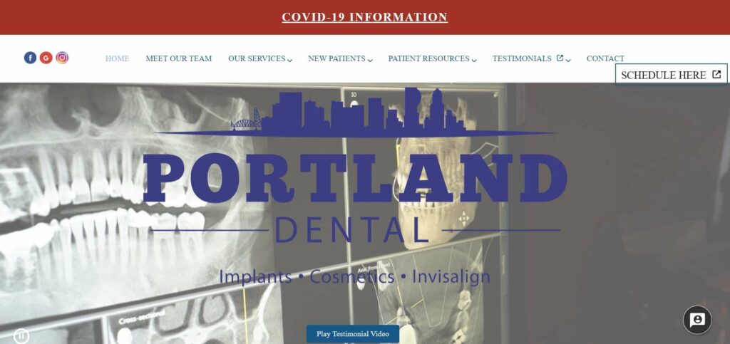 Portland Dental Homepage