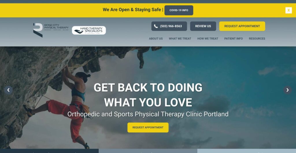 Rose City Physical Therapy & Hand Therapy Specialists Homepage