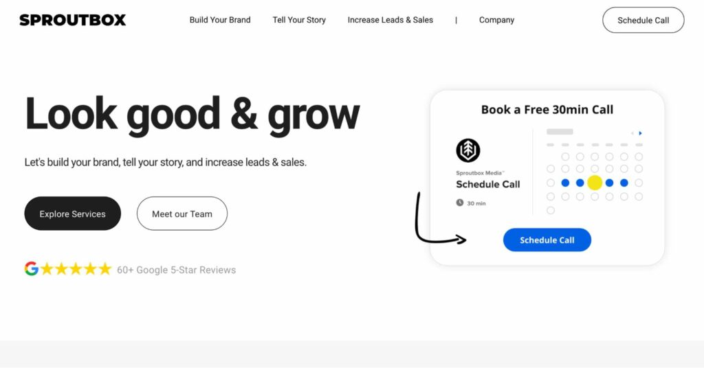 Sproutbox Media Homepage