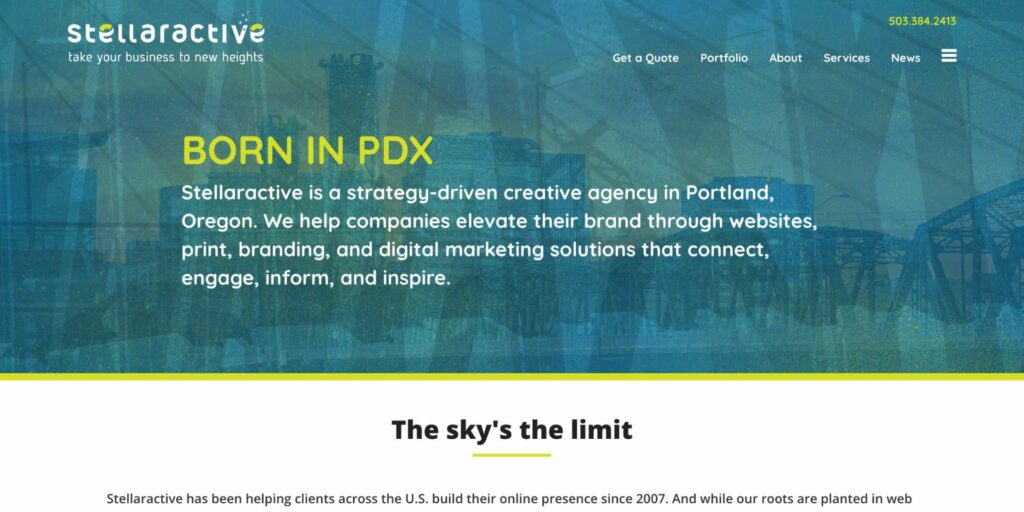 Stellaractive Homepage