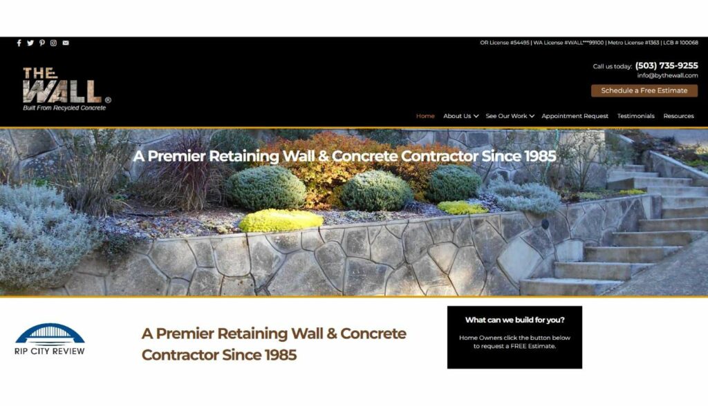 The Wall Homepage