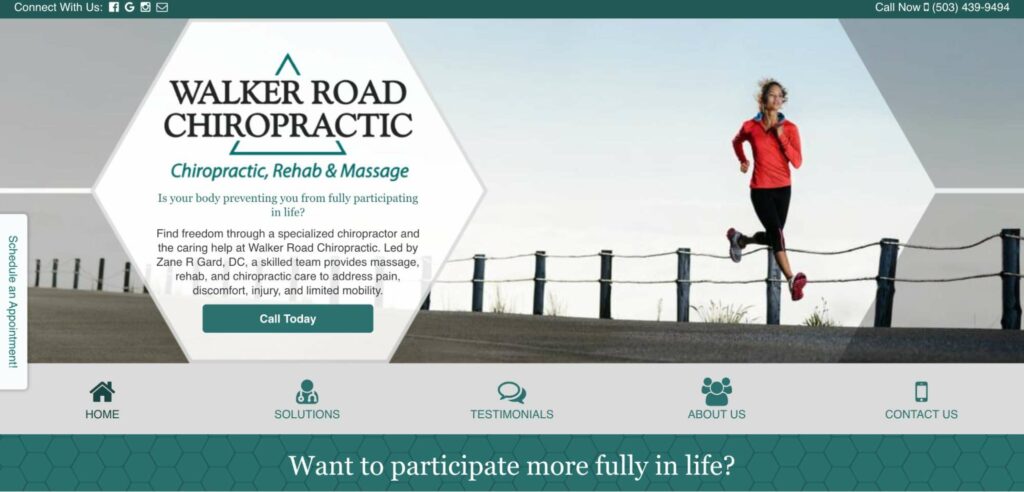 Walker Road Chiropractic Homepage