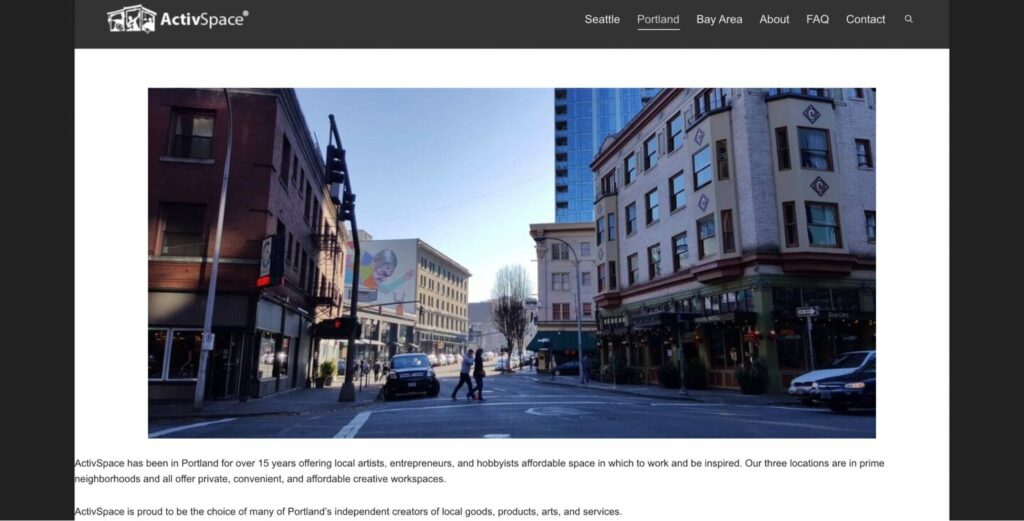 ActivSpace on Lovejoy Homepage