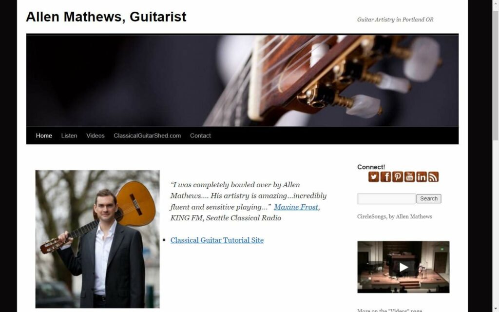 Allen Mathews Homepage