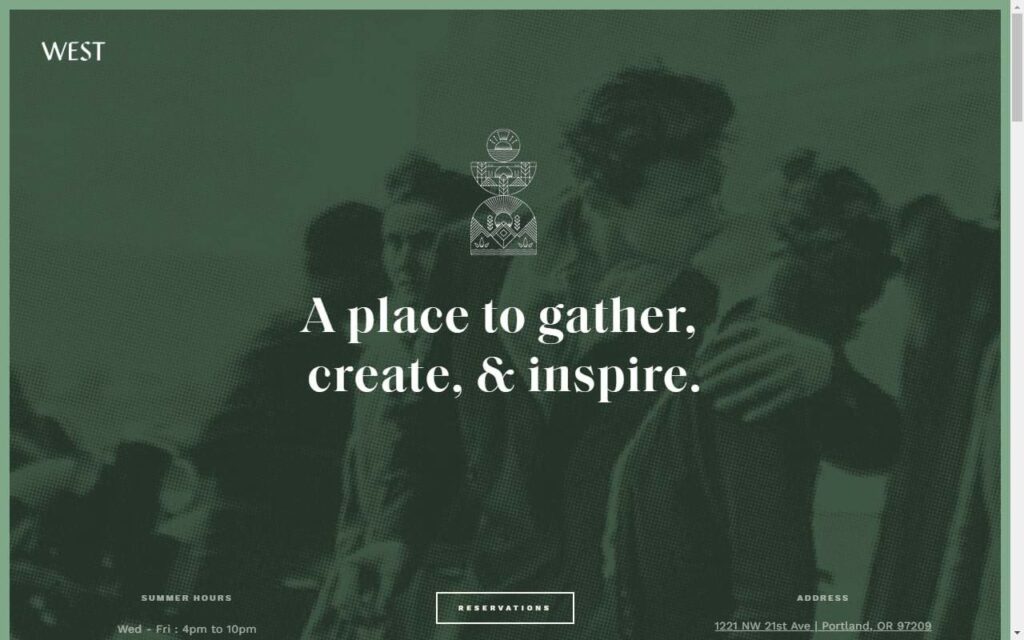 Bar West Homepage