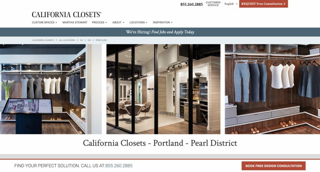 California Closets Homepage