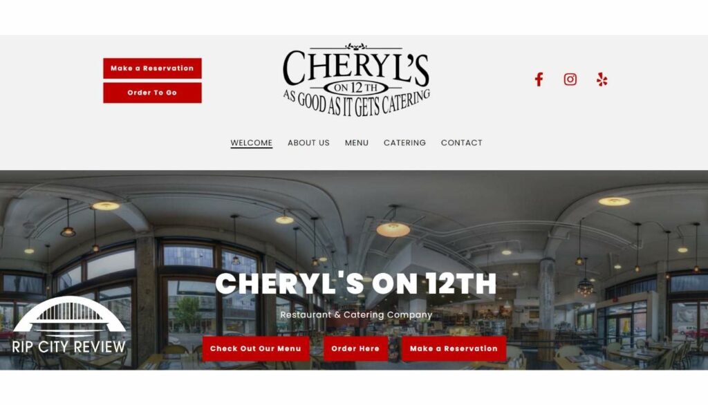 Cheryl’s on 12th Homepage