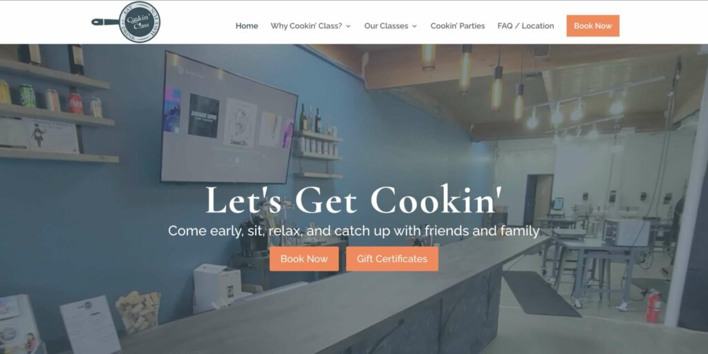 Cookin' Class Homepage