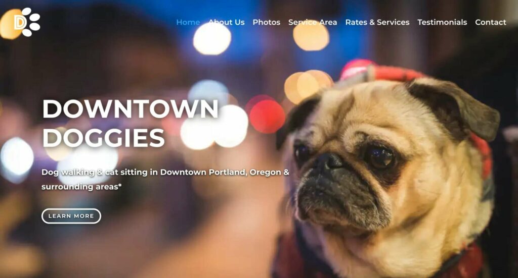 Downtown Doggies Homepage