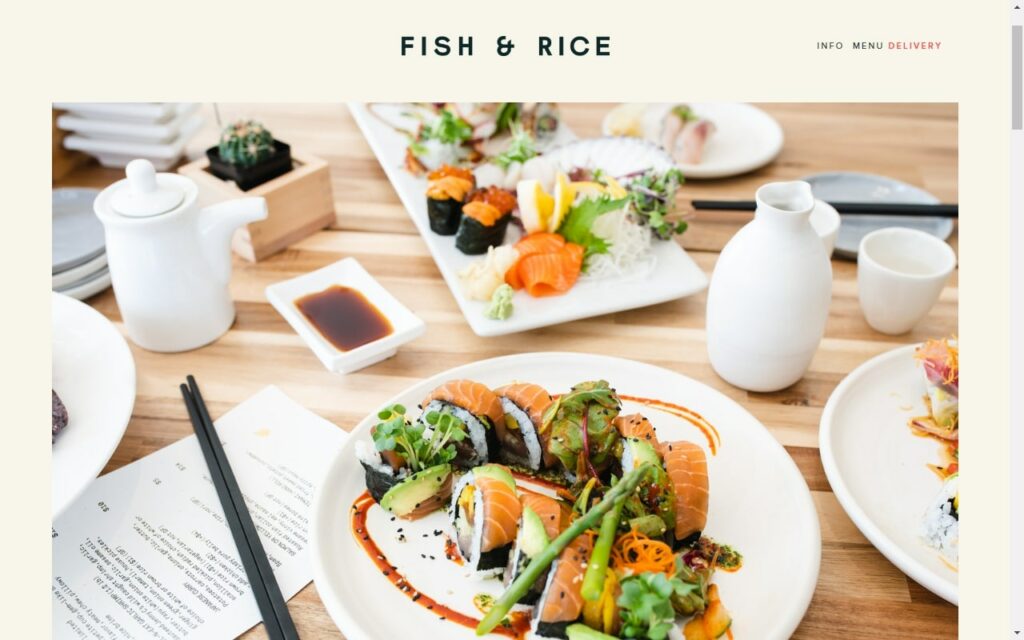 Fish & Rice Homepage