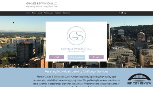 Graves & Swanson, LLC Homepage