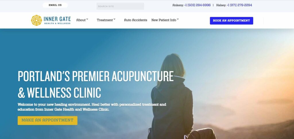 Inner Gate Health & Wellness Homepage