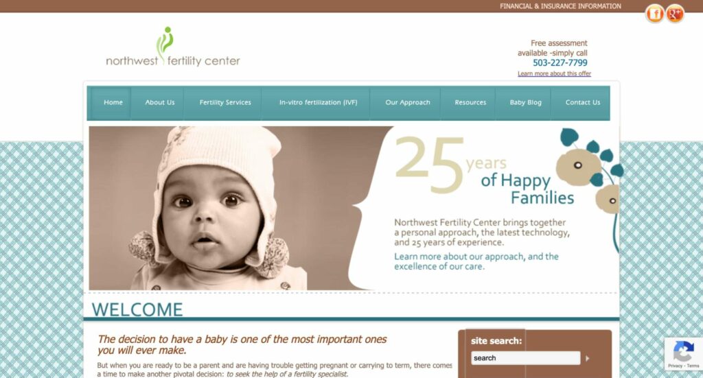 Northwest Fertility Service Homepage