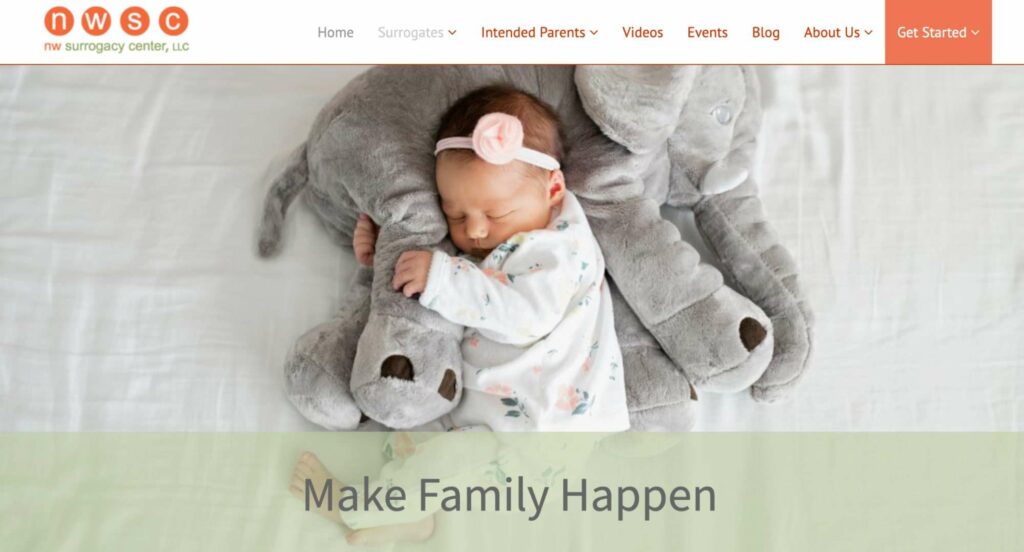Northwest Surrogacy Center Homepage
