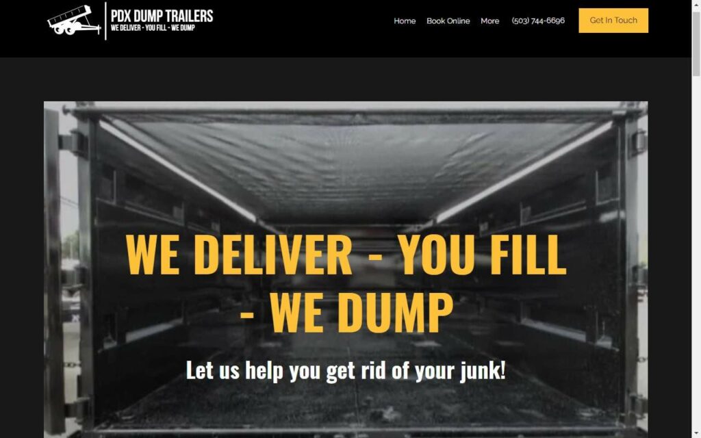 PDX Dump Trailers Homepage