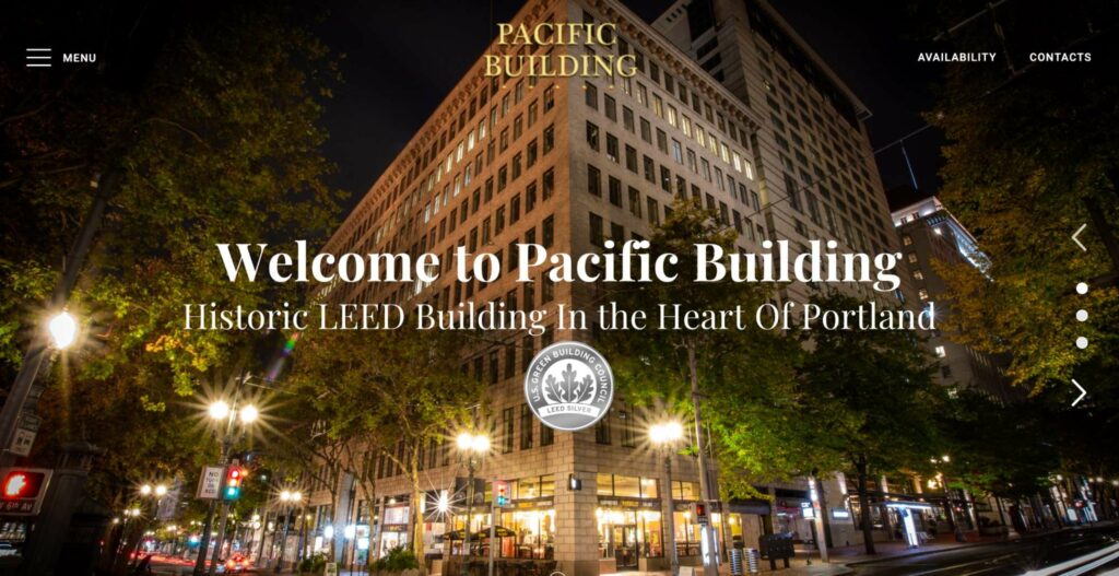 Pacific Building Homepage