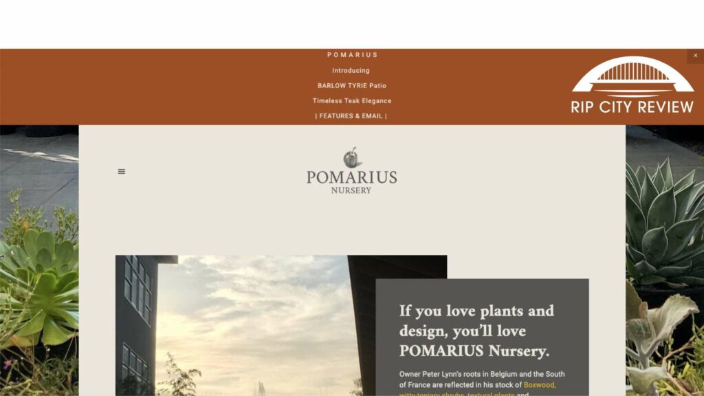 Pomarius Nursery Homepage