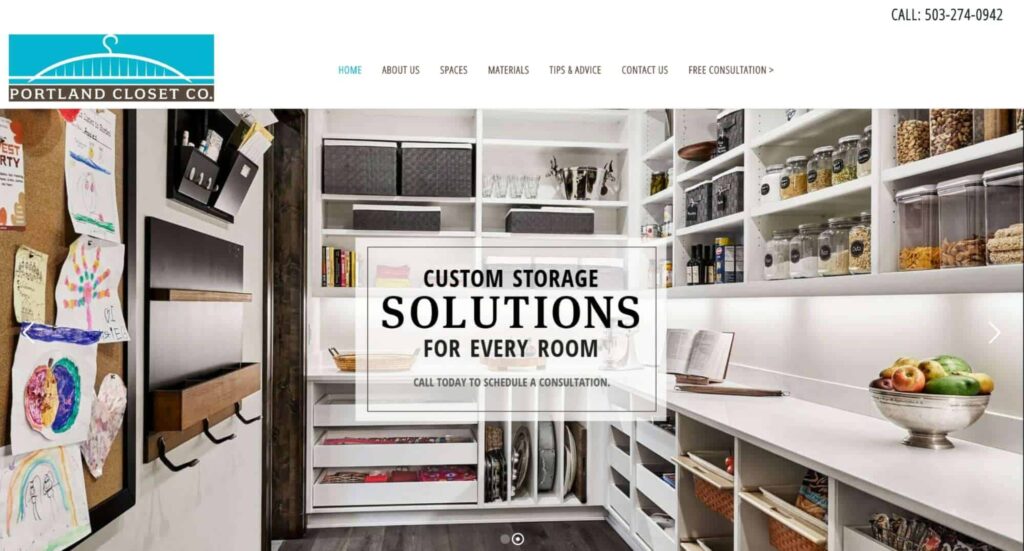 Portland Closet Company Homepage