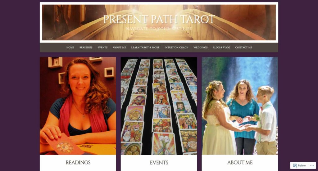 Present Path Tarot Homepage