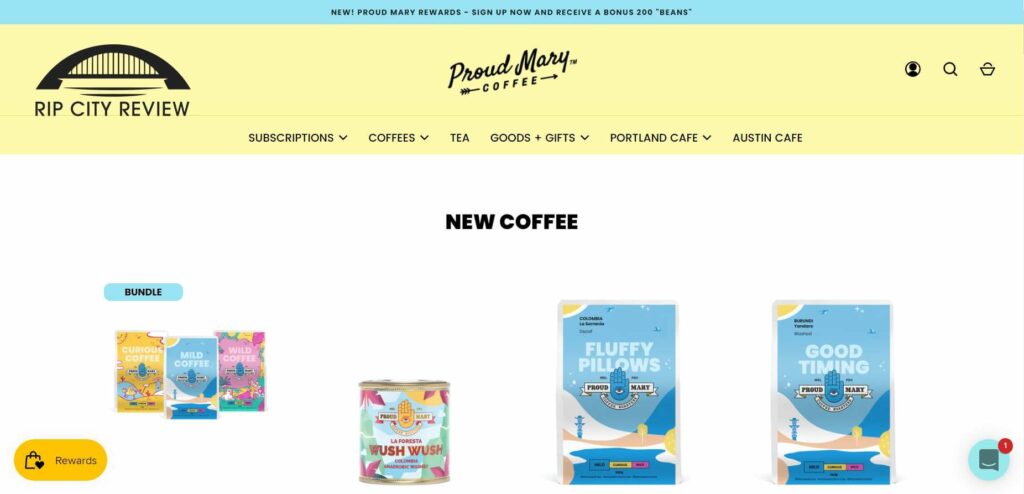 Proud Mary Homepage