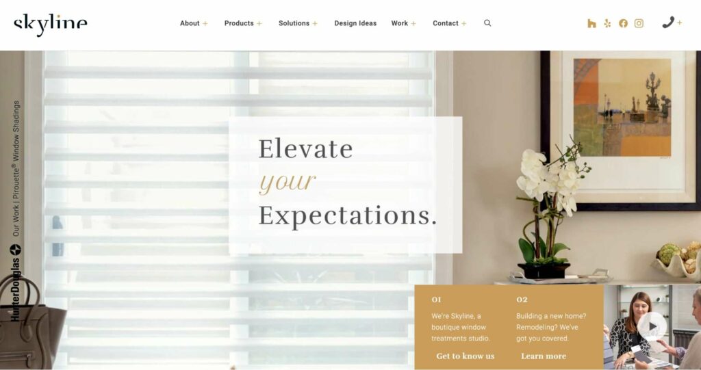 Skyline Window Coverings Homepage