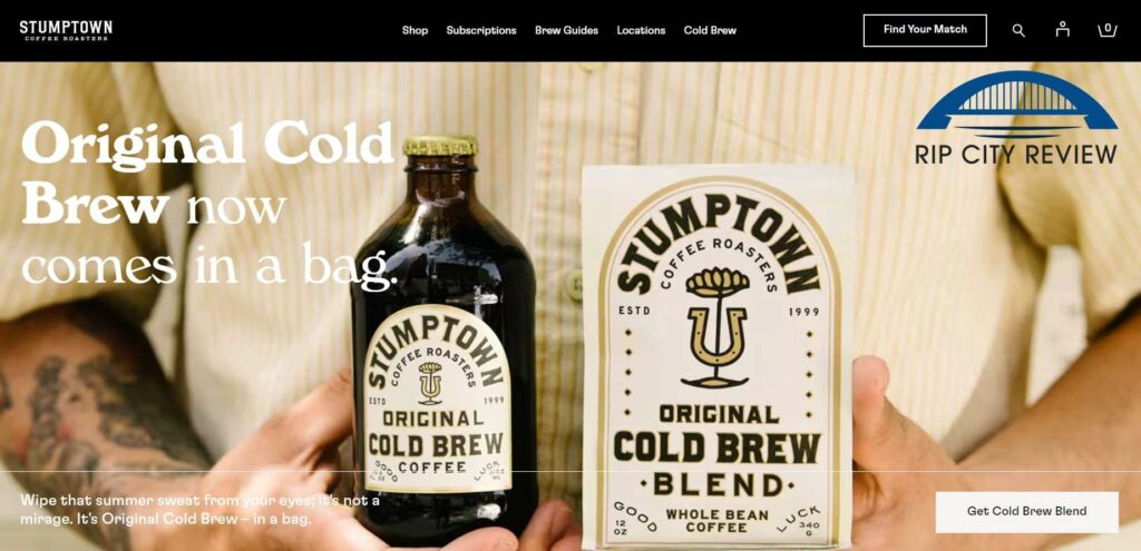 Stumptown Coffee Roasters Homepage