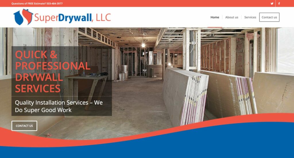 SuperDrywall LLC Homepage