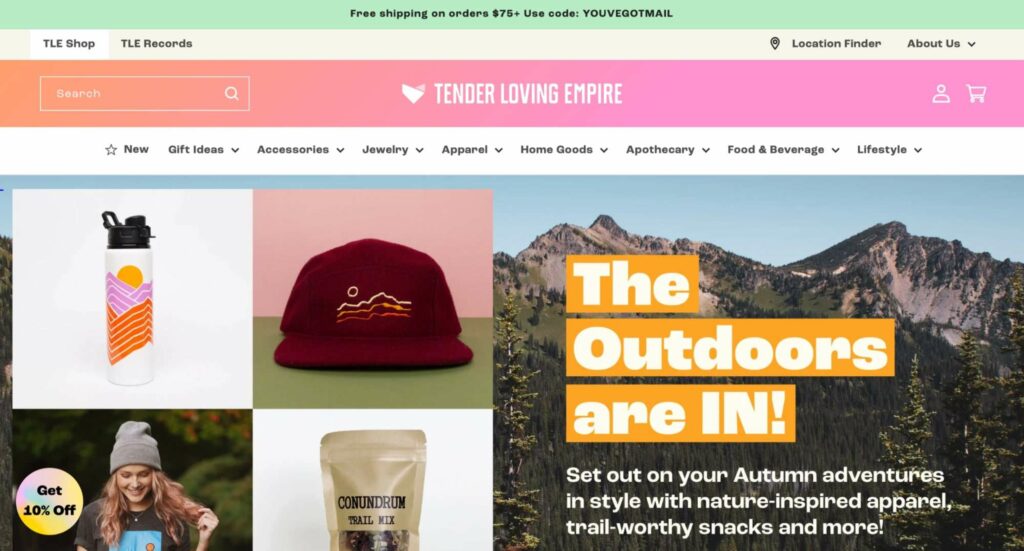 Tender Loving Empire Homepage