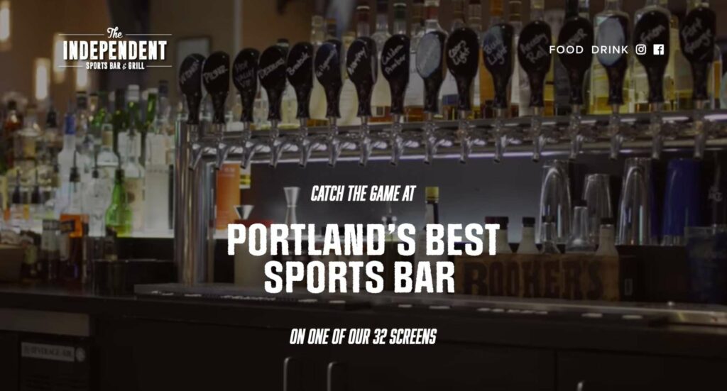 The Independent Sports Bar & Grill Homepage