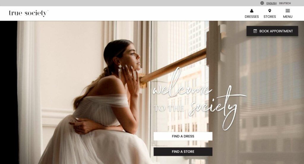 True Society by the White Dress Homepage