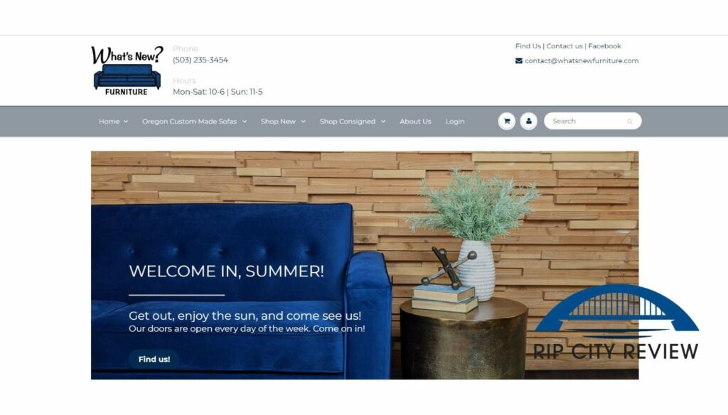 What’s New Furniture Homepage