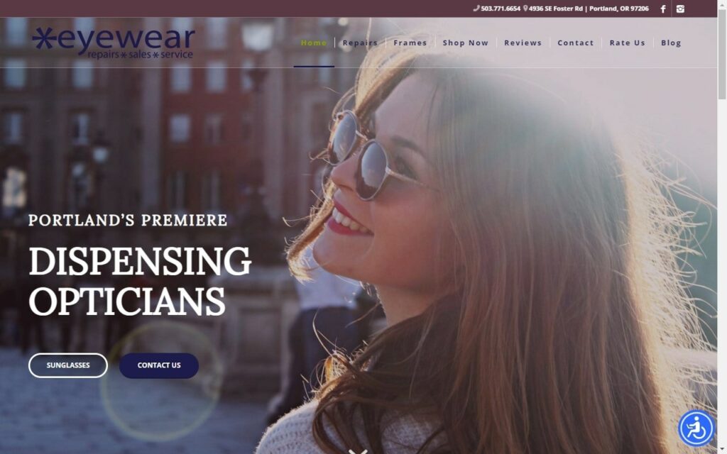 Asterix Eyewear Homepage