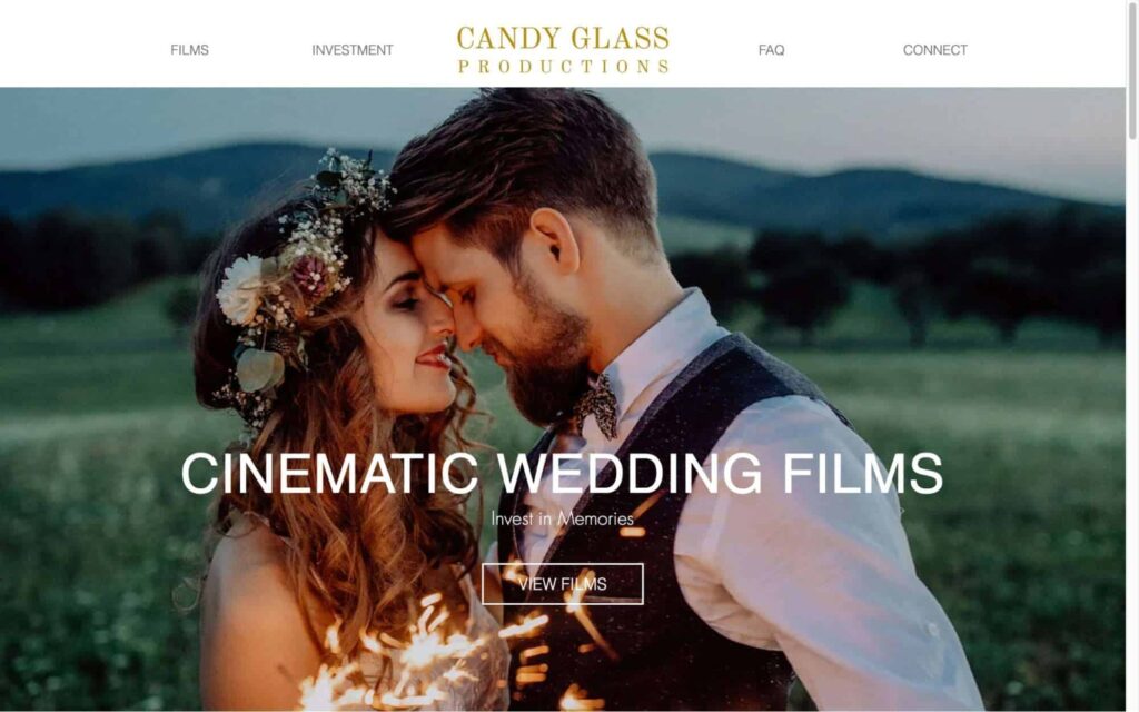 Candy Glass Productions - Wedding Videography Homepage