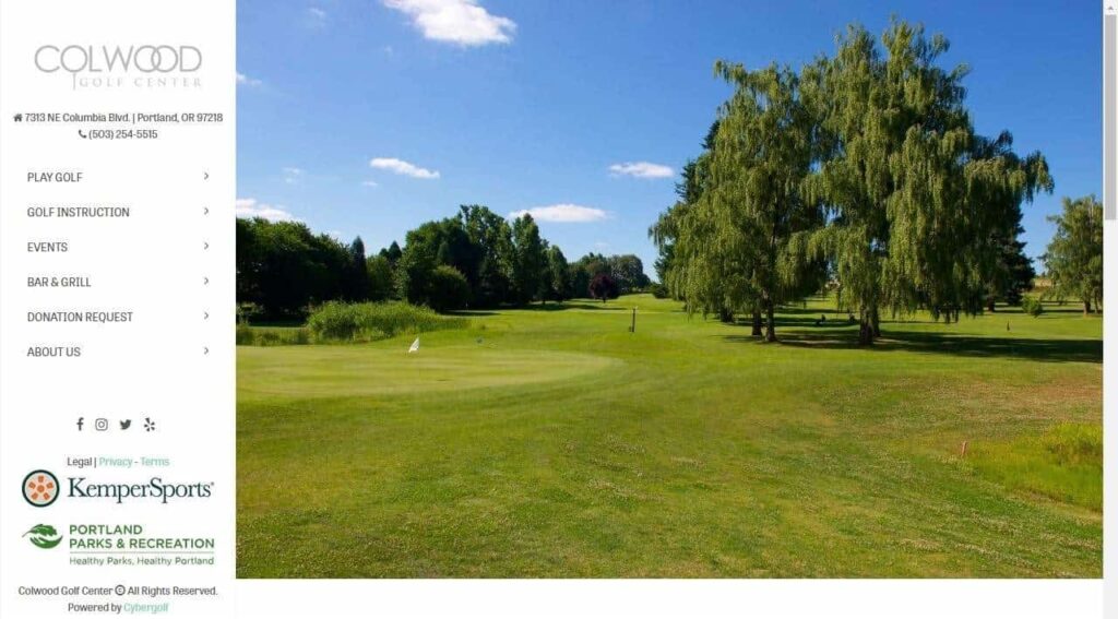 Colwood Golf Center Homepage