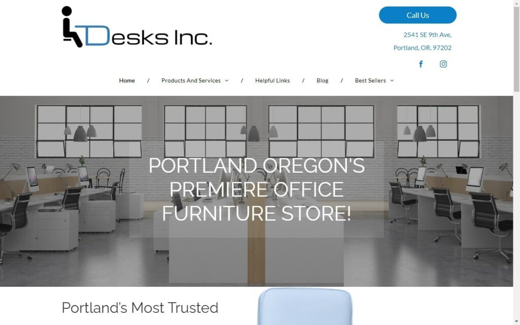 Desks Inc' Homepage