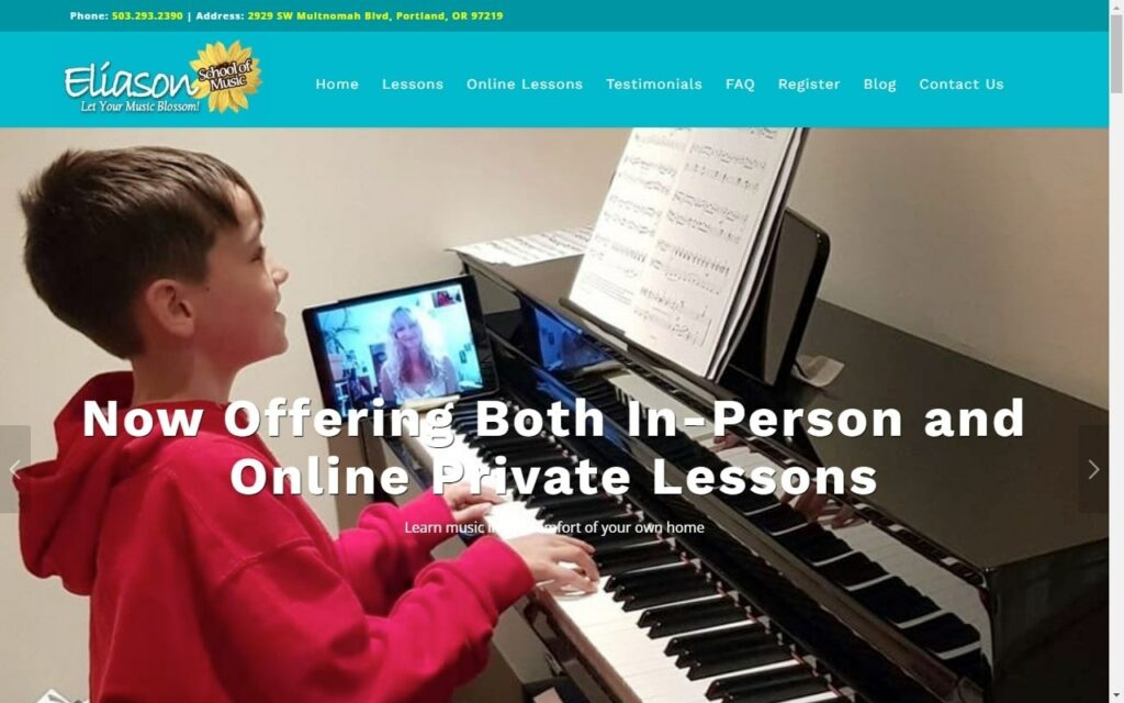 Eliason School of Music' Homepage