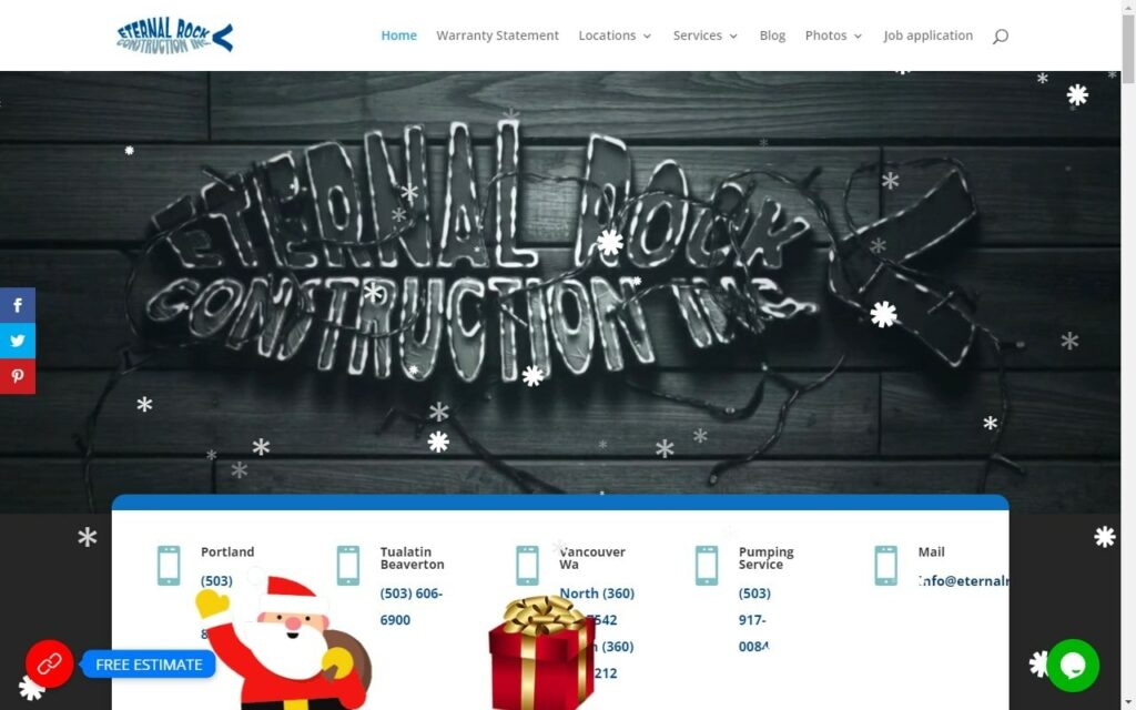 Eternal Rock Construction Inc Homepage