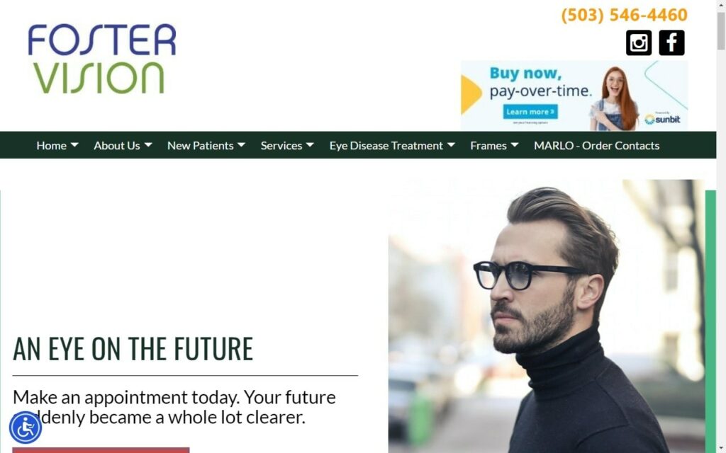 Foster Vision Homepage