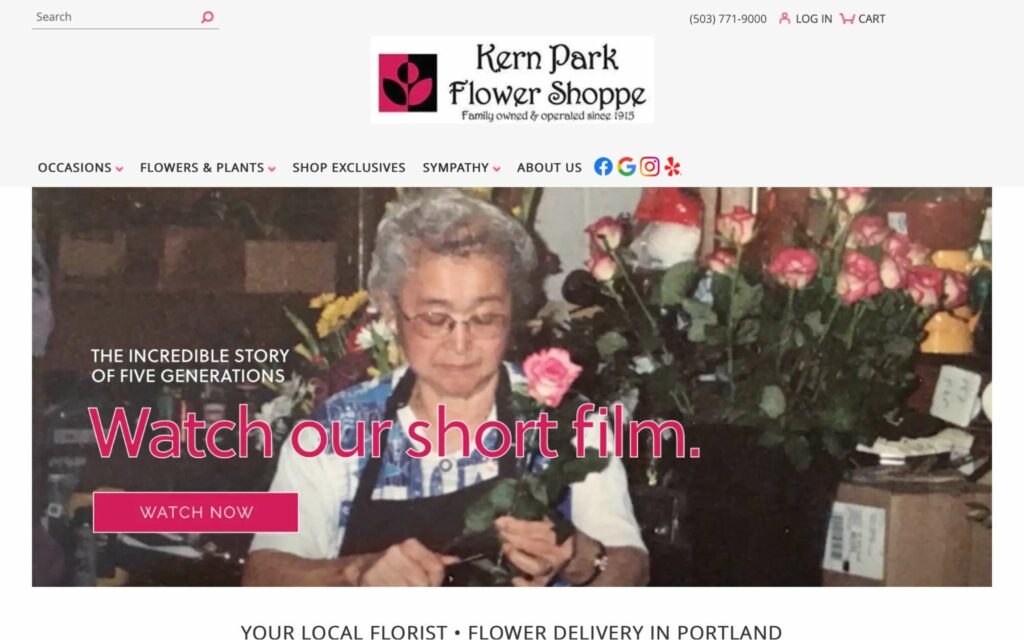 Kern Park Flower Shoppe Homepage